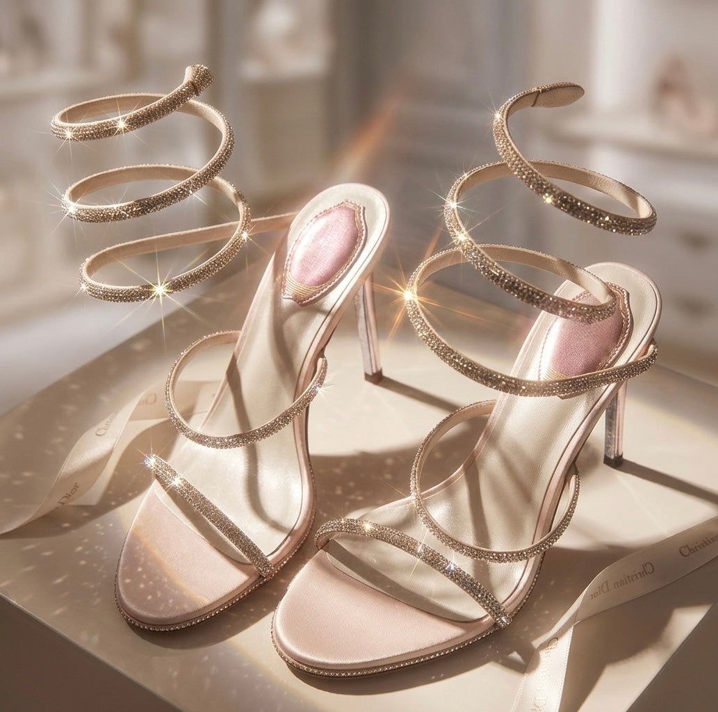 The Royal Reign Crystal Heel